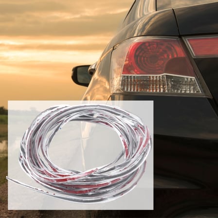 Roichil® Silikonlu Araç Kapı Koruma Fitili Kapı Çarpma Çizik Önleyici Fitil 5 Metre 3M Bant