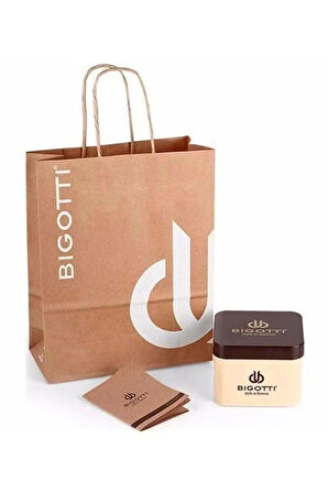 Bigotti Milano Luxury Erkek Kol Saati Kırmızı Silikon Kordon Çelik Kasa Fonksiyonlar Aktif zmb005