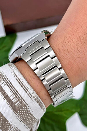 Bigotti Milano Luxury Erkek Kol Saati Gümüş Çelik Kordon Çelik Kasa Fonksiyonlar Aktif zmb006