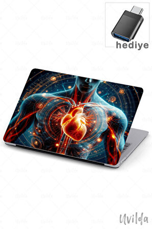 MacBook Air 13.3 A2337 A2179 A1932 uyumlu Nefes-8 Laptop Msoft Anatomi ve Kalp