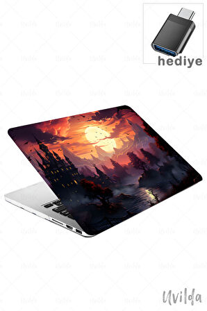 MacBook Pro 16 A2485 uyumlu Kaos-12 Baskı Msoft Cadılar Bayramı