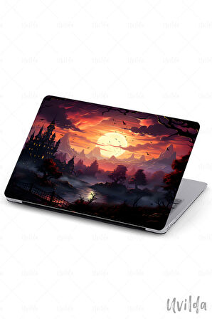 MacBook Pro 16 A2485 uyumlu Kaos-12 Baskı Msoft Cadılar Bayramı