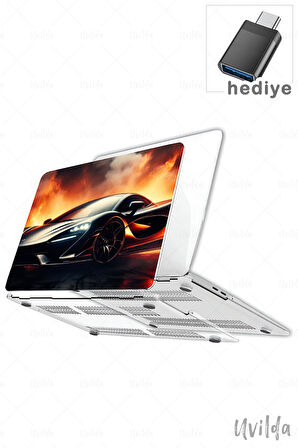MacBook Pro 14 A3401 A3185 A3112 A2992 A2918 A2779 A2442 uyumlu Otomo-24 Msoft Koruyucu Mc.Laren P1