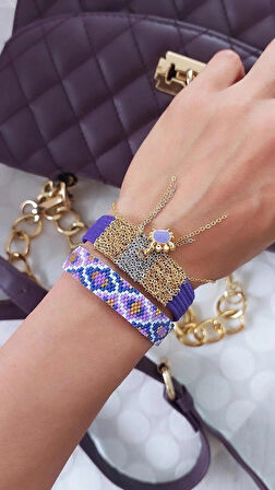 Violet Dream Miyuki Bileklik 