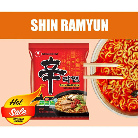 NONGSHIM SHIN RAMEN HELAL DAMGASIZ 