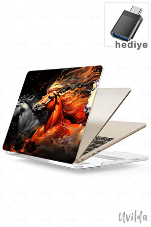 MacBook Pro 13 A2338 A2289 A2251 A2159 A1989 A1708 A1706 uyumlu Nefes-5 Msoft Macbook Ruhani Atlar