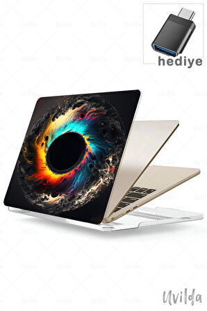 MacBook Pro 13 A2338 A2289 A2251 A2159 A1989 A1708 A1706 uyumlu Derin 9 TPU Msoft Göz iris Renk
