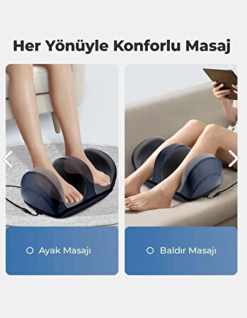 Rlx10 Isıtmalı Ayak Ve Bacak Masaj Aleti Ayak Masaj Cihazı