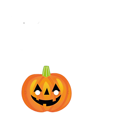 CADILAR BAYRAMI BALKABAĞI KAĞIT MASKE 6'lı