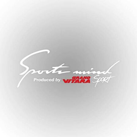 Grand Vitara Sports Mind Oto Sticker 30 cm x 11 cm yazı 476