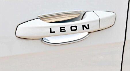 Leon Sport Kapı Kolu ve Jant sticker seti 8 adet yazı 429