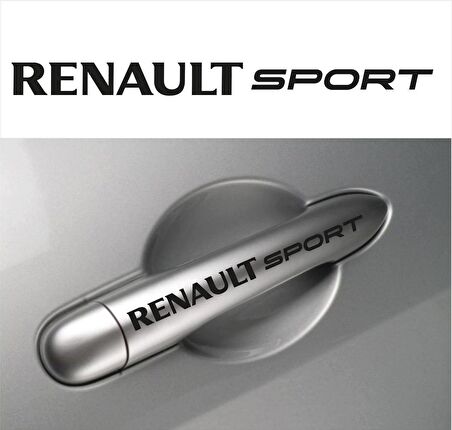 Rena ult Sport Kapı Kolu ve Jant sticker seti 8 adet yazı 409