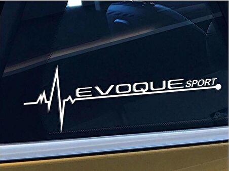 Rover Evoque Yan Cam Sticker Oto Kapı Çıkartma Tuning oto 20 cm x 7 cm  y378