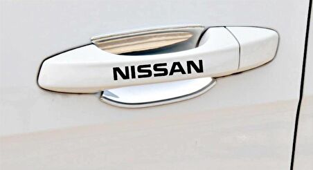 Nis san Kapı Kolu ve Jant sticker seti 8 adet yazı 308