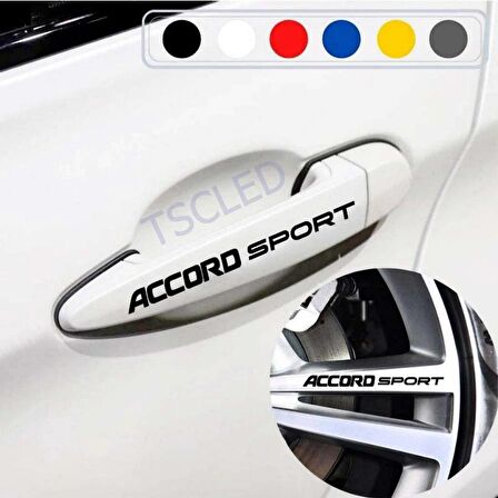 Accord için Kapı Kolu ve Jant Sticker yazı 185