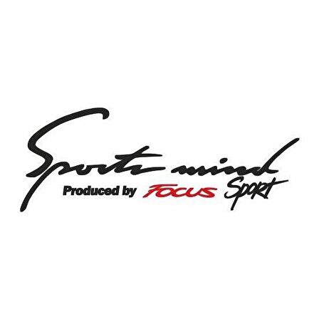 Focus Sports Mind Oto Sticker 30 cm x 11 cm yazı 169