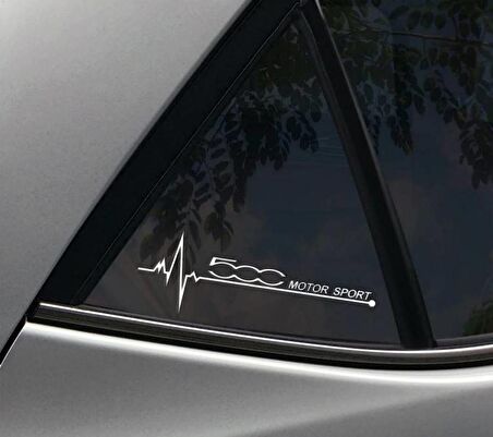 500 Yan Cam Sticker Oto Kapı Çıkartma Tuning oto 20 cm x 7 cm yazı 112