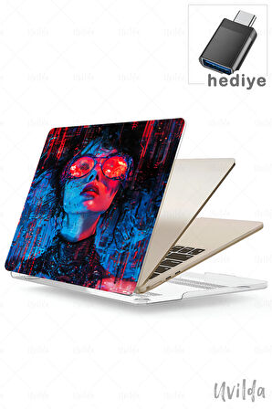 MacBook Pro 13 A2338 A2289 A2251 A2159 A1989 A1708 A1706 uyumlu Nefes-9 Baskılı Msoft Cyberpunk 2149