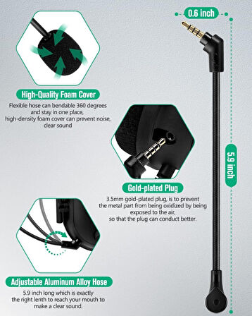 Schulzz HyperX Cloud Flight ve Flight S Uyumlu Mikrofon