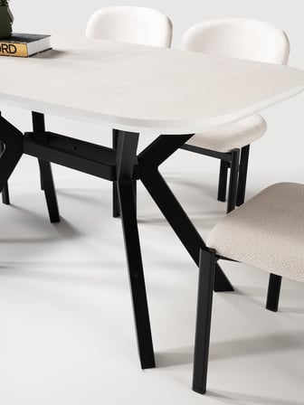 Venedik Monet MDF Açılır Mutfak Masa Takımı 80*130cm