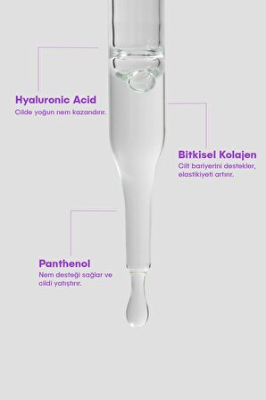 HYDRA BACK BABY - Hyaluronik Asit Yoğun Nemlendirici ve Dolgunlaştırıcı Cilt Serumu 30ml