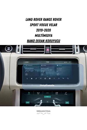 Land Rover Range Rover Sport Vogue Velar 2019 2020 Multimedya Nano Ekran Koruyucu Uyumlu