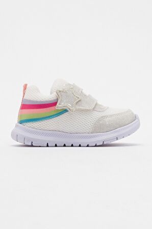 mnpc Kız Çocuk Beyaz Günlük Spor Ayakkabı