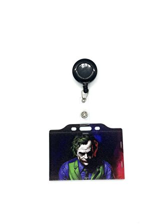 Joker Temalı Yatay Kart Kabı Kart Koruyucu 