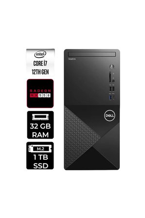 Vostro 3030MT i7 12700 32GB 1TB SSD RX550/4GB W11P Masaüstü Bilgisayar