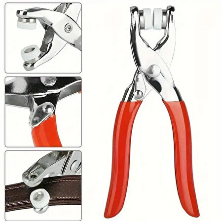 By Nevser® 200 adet Paslanmaz Çelik Çıtçıt ve Pense Seti Metal Çıt Çıt Makinesi