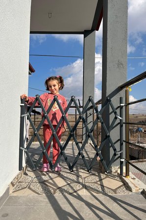 Rudu Akordiyon 50-180 cm Çocuk, Pet Merdiven Güvenlik Kapısı 50-180 cm Arası Uzayabilen