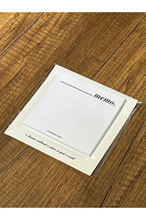 The Memo Pad - Minimalist Bloknot