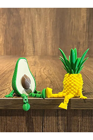 Ananas - Avakado Ayaklı Mini Çift