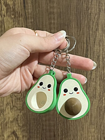 Avokado Çift Anahtarlığı (Mıknatıslı)