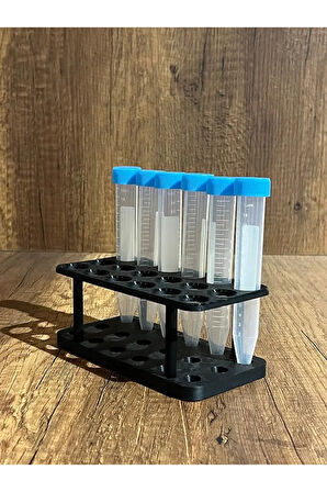 15ml Falkon Minimal Deney Tüpü Standı (6*3) (Tüpler görsel amaçlıdır)