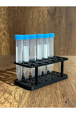 15ml Falkon Minimal Deney Tüpü Standı (6*3) (Tüpler görsel amaçlıdır)
