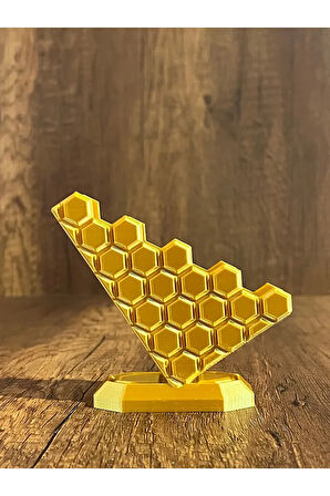 Modern Altıgen Kartvizitlik - Gold