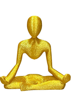 Yoga Temalı Kartvizitlik (Altın Renk)