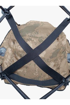 Gray Wolf Comfort Çift Bardaklı Kamp Sandalyesi Orman Desenli Yeşil
