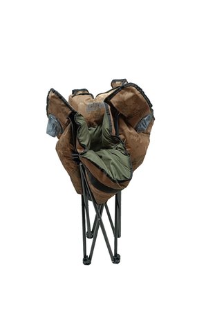 Gray Wolf Comfort Çift Bardaklı Kamp Sandalyesi Orman Desenli Kırmızı