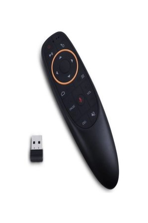 Sesli kumanda Air-Mouse 2.4G kablosuz ses hava faresi klavye uzaktan kumanda TV Box PC için