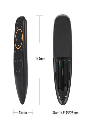 Sesli kumanda Air-Mouse 2.4G kablosuz ses hava faresi klavye uzaktan kumanda TV Box PC için