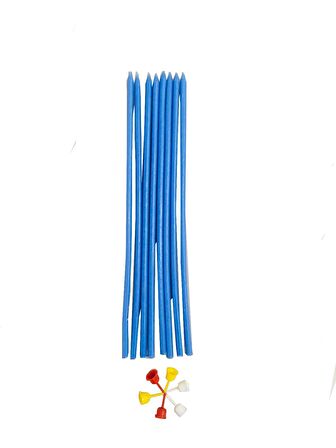 PASTA MUMU MAVİ 20CM 8'Lİ