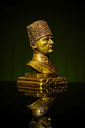 Özel Tasarım Küçük Boy Mustafa Kemal Atatürk Büstü Heykel Biblo