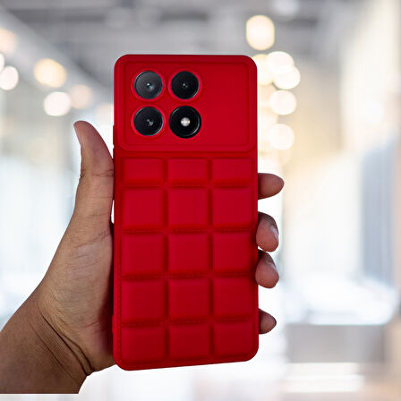 Xiaomi Poco X6 Pro 5G Uyumlu Tlp Silikon Madlen Case