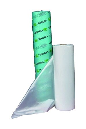 NAKSAN Naylon Branda 12mt X 30mt Şeffaf Sera Naylonu Brandası 200 Mc