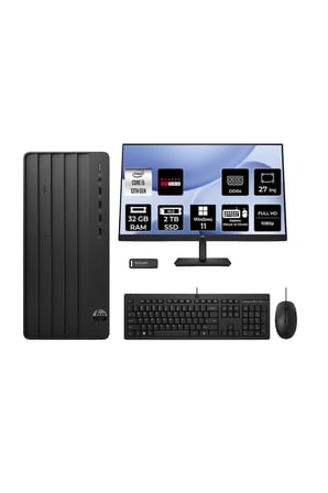 Pro Tower 290 G9 i5 13500 32GB 2TB SSD RX550/4GB W11P Masaüstü Bilgisayar + 27" Monitör