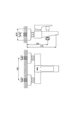 - Aqua Banyo Bataryası Siyah - 941511b 180051