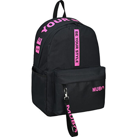 BEZ SIRT ÇANTASI UNISEX GÜNLÜK BÜYÜK BOY OKUL ÇANTA pembe