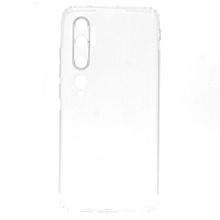 Gpack Xiaomi Mi Note 10 Kılıf Kamera Korumalı Şeffaf Silikon